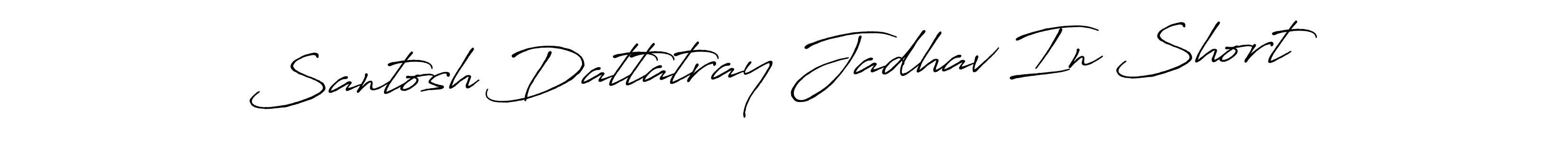 How to make Santosh Dattatray Jadhav In Short name signature. Use Antro_Vectra_Bolder style for creating short signs online. This is the latest handwritten sign. Santosh Dattatray Jadhav In Short signature style 7 images and pictures png