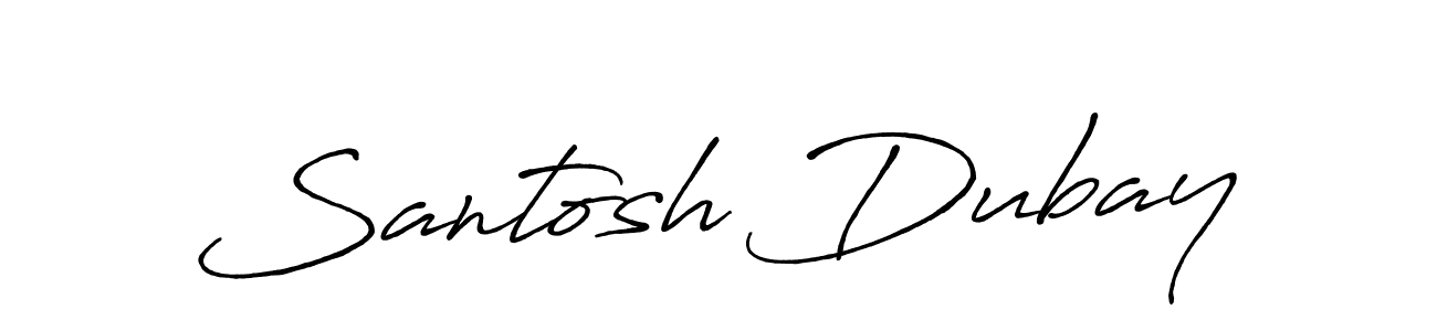 This is the best signature style for the Santosh Dubay name. Also you like these signature font (Antro_Vectra_Bolder). Mix name signature. Santosh Dubay signature style 7 images and pictures png