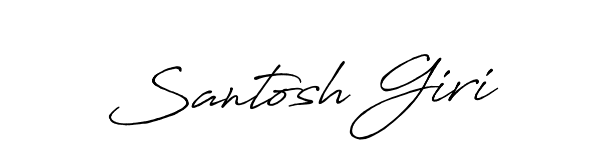 Also we have Santosh Giri name is the best signature style. Create professional handwritten signature collection using Antro_Vectra_Bolder autograph style. Santosh Giri signature style 7 images and pictures png
