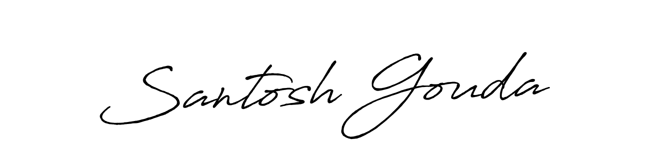 You can use this online signature creator to create a handwritten signature for the name Santosh Gouda. This is the best online autograph maker. Santosh Gouda signature style 7 images and pictures png