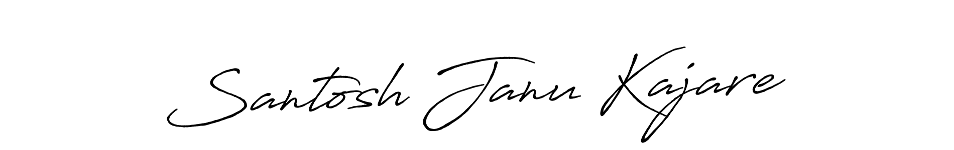 if you are searching for the best signature style for your name Santosh Janu Kajare. so please give up your signature search. here we have designed multiple signature styles  using Antro_Vectra_Bolder. Santosh Janu Kajare signature style 7 images and pictures png