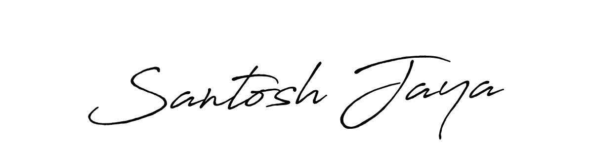 Similarly Antro_Vectra_Bolder is the best handwritten signature design. Signature creator online .You can use it as an online autograph creator for name Santosh Jaya. Santosh Jaya signature style 7 images and pictures png