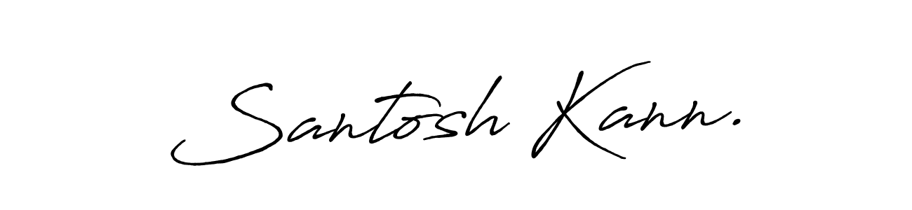 if you are searching for the best signature style for your name Santosh Kann.. so please give up your signature search. here we have designed multiple signature styles  using Antro_Vectra_Bolder. Santosh Kann. signature style 7 images and pictures png