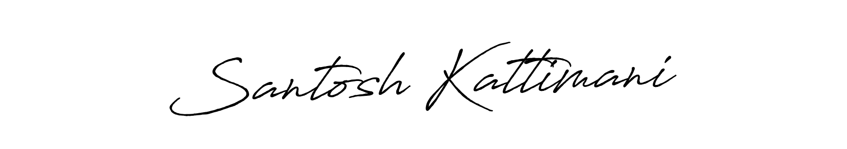 How to make Santosh Kattimani signature? Antro_Vectra_Bolder is a professional autograph style. Create handwritten signature for Santosh Kattimani name. Santosh Kattimani signature style 7 images and pictures png