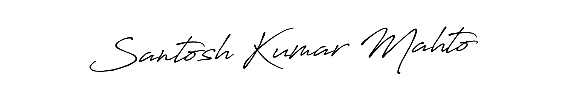 This is the best signature style for the Santosh Kumar Mahto name. Also you like these signature font (Antro_Vectra_Bolder). Mix name signature. Santosh Kumar Mahto signature style 7 images and pictures png