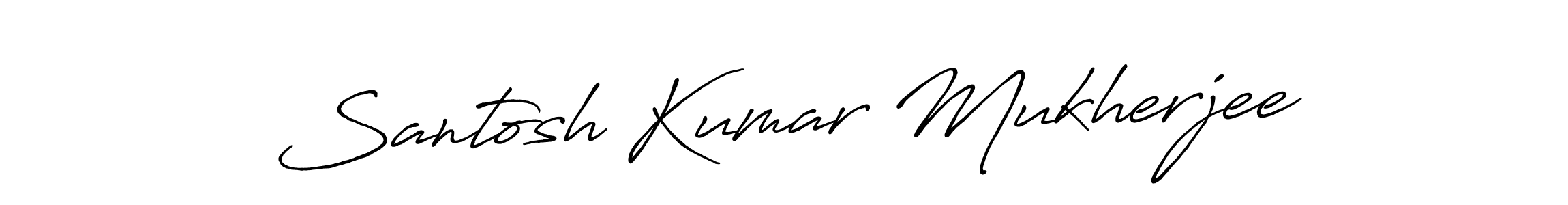 Use a signature maker to create a handwritten signature online. With this signature software, you can design (Antro_Vectra_Bolder) your own signature for name Santosh Kumar Mukherjee. Santosh Kumar Mukherjee signature style 7 images and pictures png