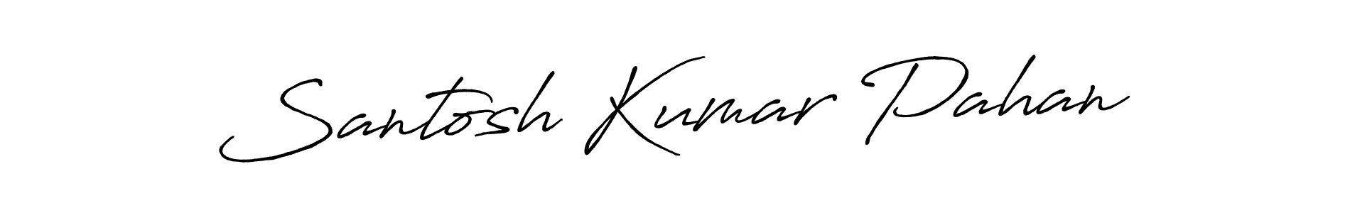 Also we have Santosh Kumar Pahan name is the best signature style. Create professional handwritten signature collection using Antro_Vectra_Bolder autograph style. Santosh Kumar Pahan signature style 7 images and pictures png