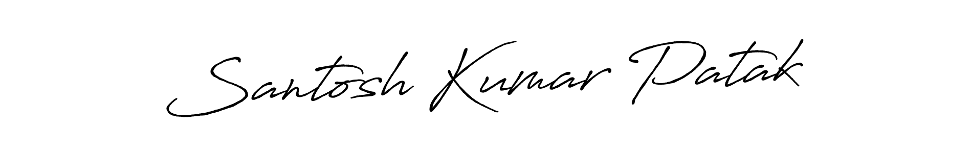 How to Draw Santosh Kumar Patak signature style? Antro_Vectra_Bolder is a latest design signature styles for name Santosh Kumar Patak. Santosh Kumar Patak signature style 7 images and pictures png