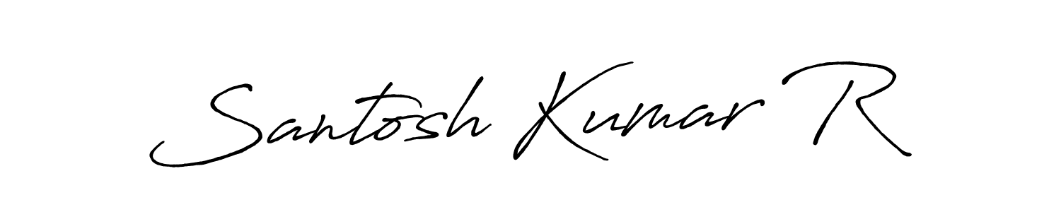 Also we have Santosh Kumar R name is the best signature style. Create professional handwritten signature collection using Antro_Vectra_Bolder autograph style. Santosh Kumar R signature style 7 images and pictures png