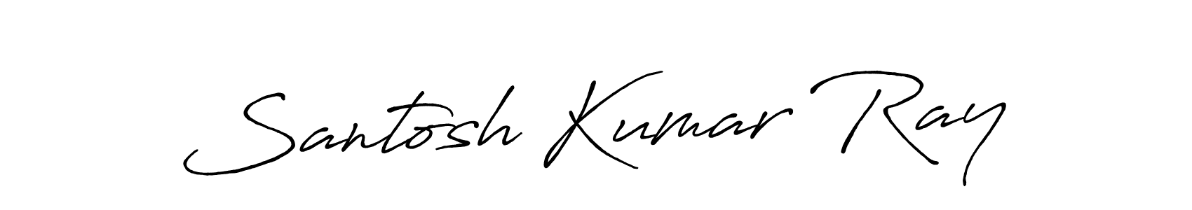 Use a signature maker to create a handwritten signature online. With this signature software, you can design (Antro_Vectra_Bolder) your own signature for name Santosh Kumar Ray. Santosh Kumar Ray signature style 7 images and pictures png