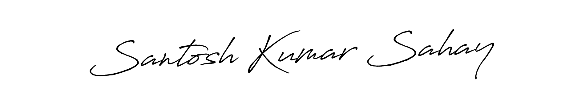 You can use this online signature creator to create a handwritten signature for the name Santosh Kumar Sahay. This is the best online autograph maker. Santosh Kumar Sahay signature style 7 images and pictures png