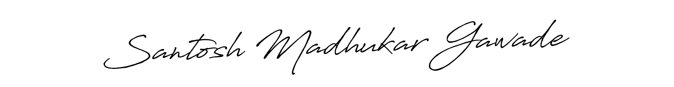 Santosh Madhukar Gawade stylish signature style. Best Handwritten Sign (Antro_Vectra_Bolder) for my name. Handwritten Signature Collection Ideas for my name Santosh Madhukar Gawade. Santosh Madhukar Gawade signature style 7 images and pictures png