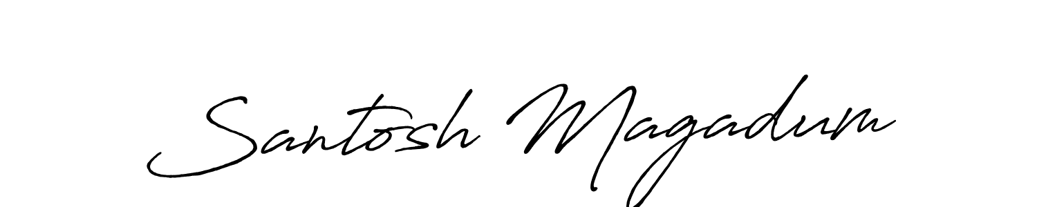 Make a short Santosh Magadum signature style. Manage your documents anywhere anytime using Antro_Vectra_Bolder. Create and add eSignatures, submit forms, share and send files easily. Santosh Magadum signature style 7 images and pictures png