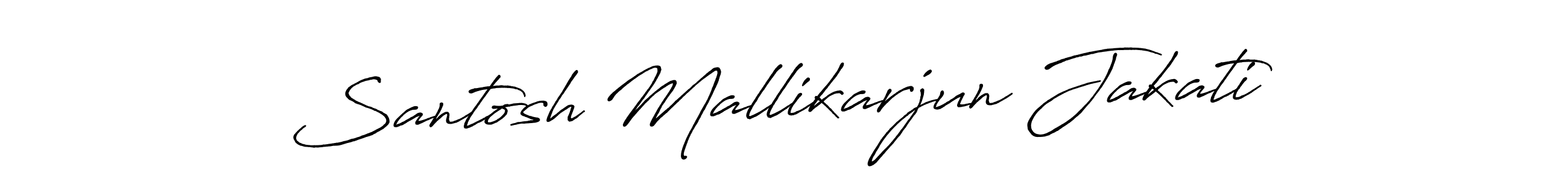 The best way (Antro_Vectra_Bolder) to make a short signature is to pick only two or three words in your name. The name Santosh Mallikarjun Jakati include a total of six letters. For converting this name. Santosh Mallikarjun Jakati signature style 7 images and pictures png