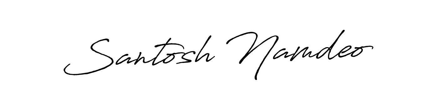 Make a beautiful signature design for name Santosh Namdeo. Use this online signature maker to create a handwritten signature for free. Santosh Namdeo signature style 7 images and pictures png