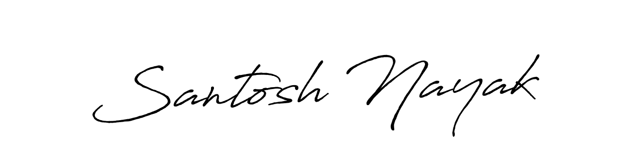 It looks lik you need a new signature style for name Santosh Nayak. Design unique handwritten (Antro_Vectra_Bolder) signature with our free signature maker in just a few clicks. Santosh Nayak signature style 7 images and pictures png