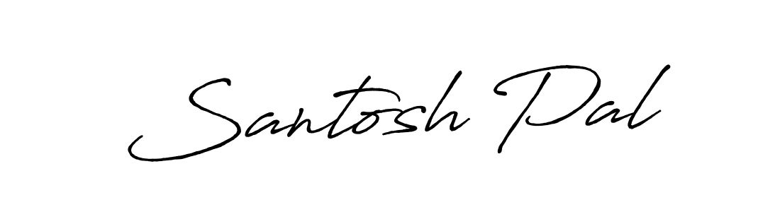 Create a beautiful signature design for name Santosh Pal. With this signature (Antro_Vectra_Bolder) fonts, you can make a handwritten signature for free. Santosh Pal signature style 7 images and pictures png