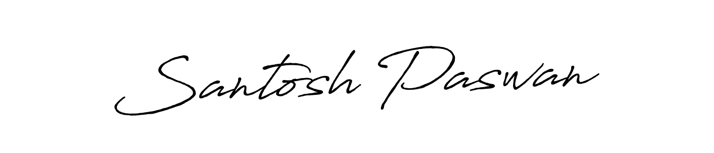 Use a signature maker to create a handwritten signature online. With this signature software, you can design (Antro_Vectra_Bolder) your own signature for name Santosh Paswan. Santosh Paswan signature style 7 images and pictures png