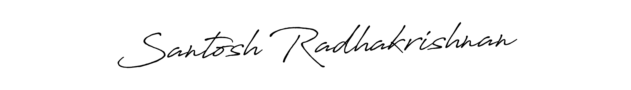 Also we have Santosh Radhakrishnan name is the best signature style. Create professional handwritten signature collection using Antro_Vectra_Bolder autograph style. Santosh Radhakrishnan signature style 7 images and pictures png