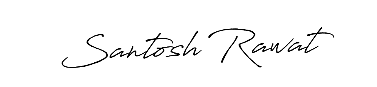 if you are searching for the best signature style for your name Santosh Rawat. so please give up your signature search. here we have designed multiple signature styles  using Antro_Vectra_Bolder. Santosh Rawat signature style 7 images and pictures png
