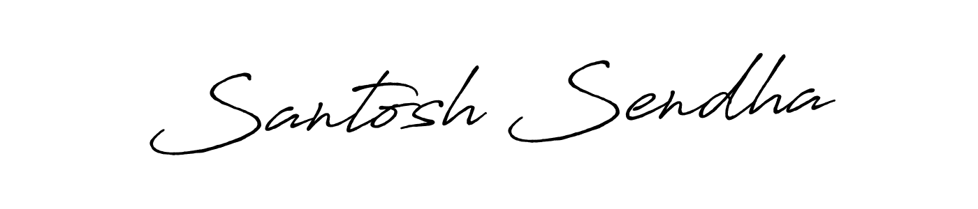 if you are searching for the best signature style for your name Santosh Sendha. so please give up your signature search. here we have designed multiple signature styles  using Antro_Vectra_Bolder. Santosh Sendha signature style 7 images and pictures png