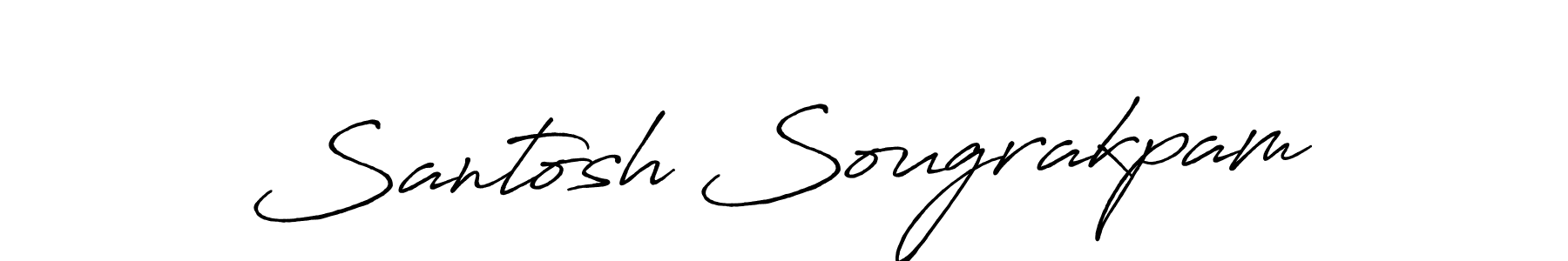 Antro_Vectra_Bolder is a professional signature style that is perfect for those who want to add a touch of class to their signature. It is also a great choice for those who want to make their signature more unique. Get Santosh Sougrakpam name to fancy signature for free. Santosh Sougrakpam signature style 7 images and pictures png