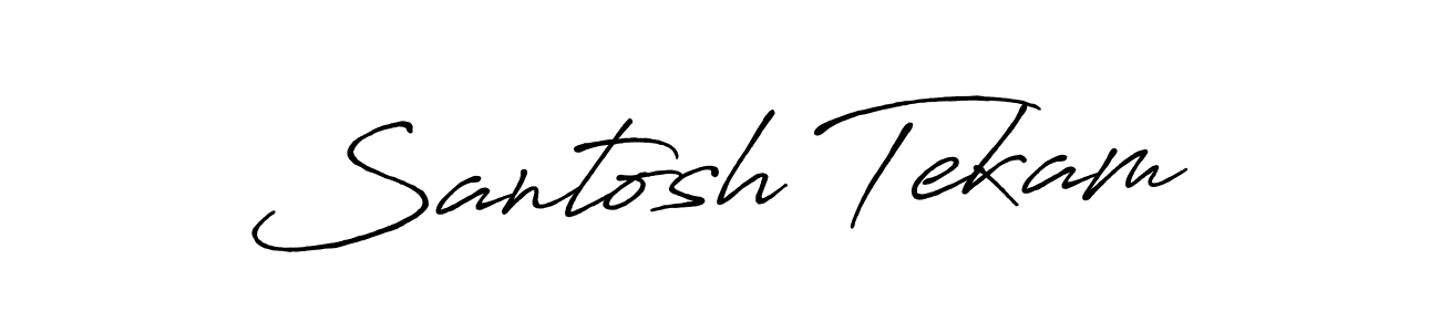 It looks lik you need a new signature style for name Santosh Tekam. Design unique handwritten (Antro_Vectra_Bolder) signature with our free signature maker in just a few clicks. Santosh Tekam signature style 7 images and pictures png