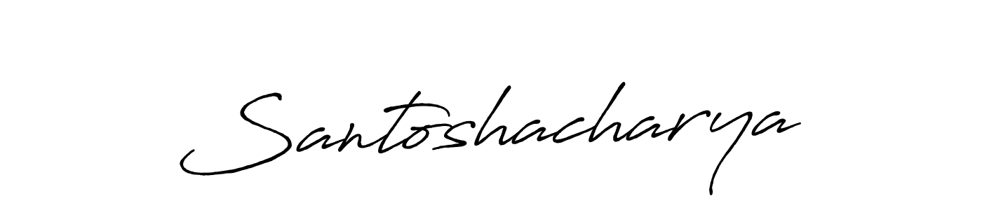 The best way (Antro_Vectra_Bolder) to make a short signature is to pick only two or three words in your name. The name Santoshacharya include a total of six letters. For converting this name. Santoshacharya signature style 7 images and pictures png