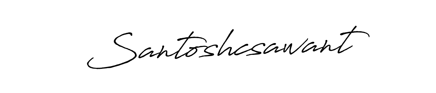 It looks lik you need a new signature style for name Santoshcsawant. Design unique handwritten (Antro_Vectra_Bolder) signature with our free signature maker in just a few clicks. Santoshcsawant signature style 7 images and pictures png