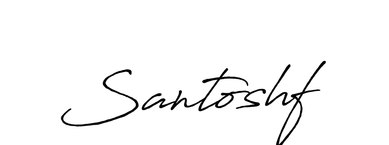 You should practise on your own different ways (Antro_Vectra_Bolder) to write your name (Santoshf) in signature. don't let someone else do it for you. Santoshf signature style 7 images and pictures png