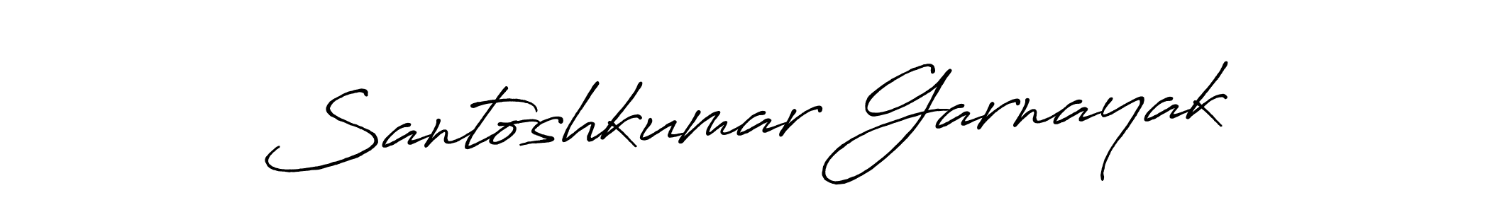 Antro_Vectra_Bolder is a professional signature style that is perfect for those who want to add a touch of class to their signature. It is also a great choice for those who want to make their signature more unique. Get Santoshkumar Garnayak name to fancy signature for free. Santoshkumar Garnayak signature style 7 images and pictures png