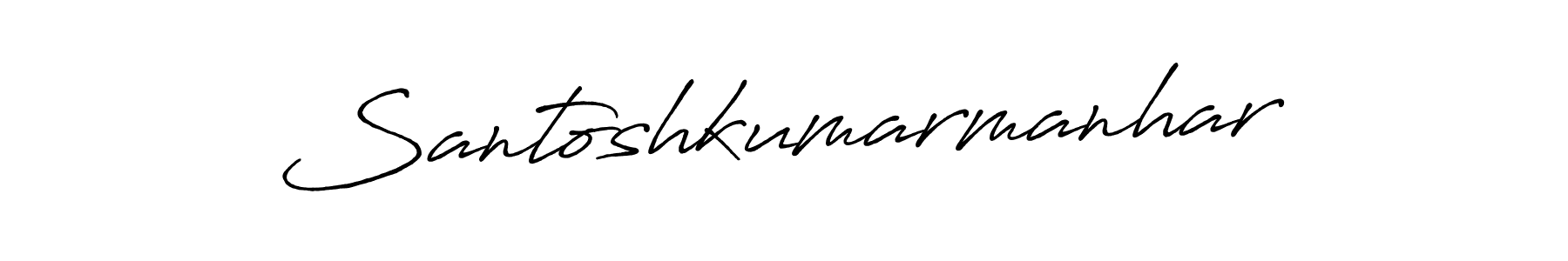 It looks lik you need a new signature style for name Santoshkumarmanhar. Design unique handwritten (Antro_Vectra_Bolder) signature with our free signature maker in just a few clicks. Santoshkumarmanhar signature style 7 images and pictures png
