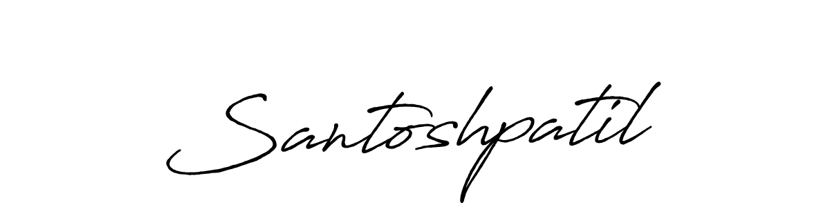 Once you've used our free online signature maker to create your best signature Antro_Vectra_Bolder style, it's time to enjoy all of the benefits that Santoshpatil name signing documents. Santoshpatil signature style 7 images and pictures png