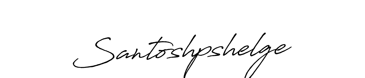 Use a signature maker to create a handwritten signature online. With this signature software, you can design (Antro_Vectra_Bolder) your own signature for name Santoshpshelge. Santoshpshelge signature style 7 images and pictures png