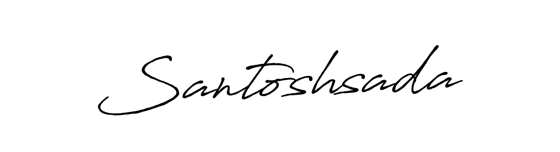 Santoshsada stylish signature style. Best Handwritten Sign (Antro_Vectra_Bolder) for my name. Handwritten Signature Collection Ideas for my name Santoshsada. Santoshsada signature style 7 images and pictures png