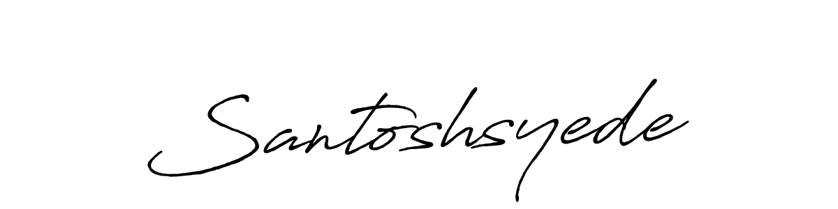 Make a short Santoshsyede signature style. Manage your documents anywhere anytime using Antro_Vectra_Bolder. Create and add eSignatures, submit forms, share and send files easily. Santoshsyede signature style 7 images and pictures png