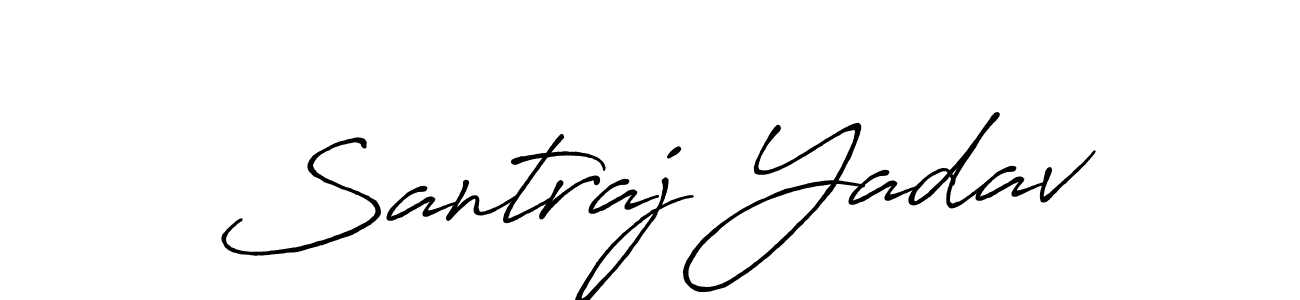 Also we have Santraj Yadav name is the best signature style. Create professional handwritten signature collection using Antro_Vectra_Bolder autograph style. Santraj Yadav signature style 7 images and pictures png