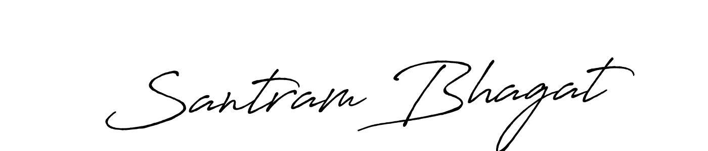 Antro_Vectra_Bolder is a professional signature style that is perfect for those who want to add a touch of class to their signature. It is also a great choice for those who want to make their signature more unique. Get Santram Bhagat name to fancy signature for free. Santram Bhagat signature style 7 images and pictures png