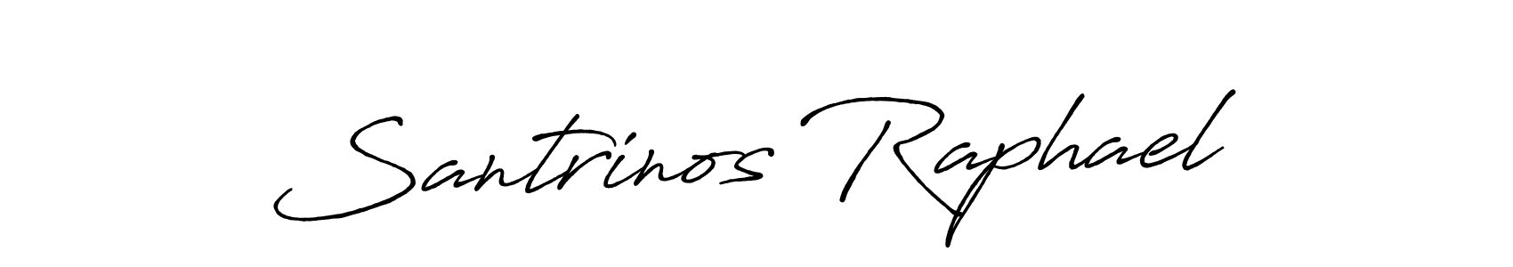 How to make Santrinos Raphael signature? Antro_Vectra_Bolder is a professional autograph style. Create handwritten signature for Santrinos Raphael name. Santrinos Raphael signature style 7 images and pictures png