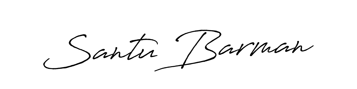 You should practise on your own different ways (Antro_Vectra_Bolder) to write your name (Santu Barman) in signature. don't let someone else do it for you. Santu Barman signature style 7 images and pictures png