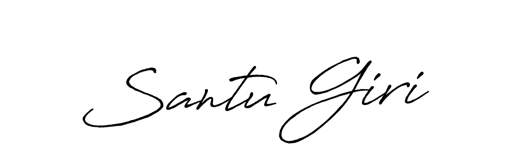 Make a short Santu Giri signature style. Manage your documents anywhere anytime using Antro_Vectra_Bolder. Create and add eSignatures, submit forms, share and send files easily. Santu Giri signature style 7 images and pictures png
