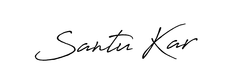 Also You can easily find your signature by using the search form. We will create Santu Kar name handwritten signature images for you free of cost using Antro_Vectra_Bolder sign style. Santu Kar signature style 7 images and pictures png