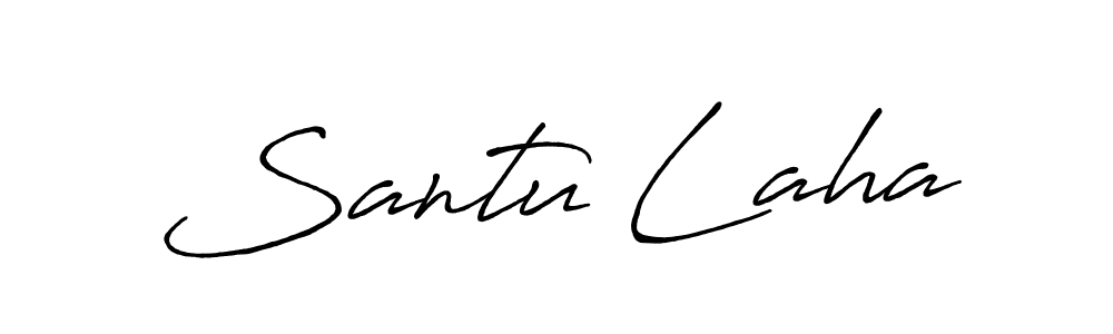 Make a short Santu Laha signature style. Manage your documents anywhere anytime using Antro_Vectra_Bolder. Create and add eSignatures, submit forms, share and send files easily. Santu Laha signature style 7 images and pictures png