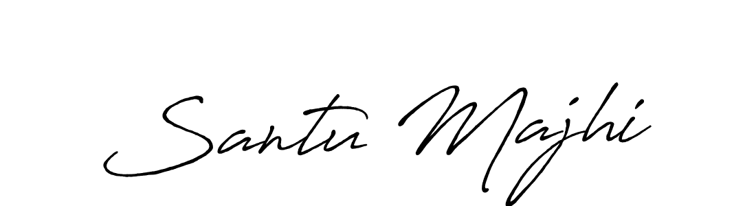 Antro_Vectra_Bolder is a professional signature style that is perfect for those who want to add a touch of class to their signature. It is also a great choice for those who want to make their signature more unique. Get Santu Majhi name to fancy signature for free. Santu Majhi signature style 7 images and pictures png