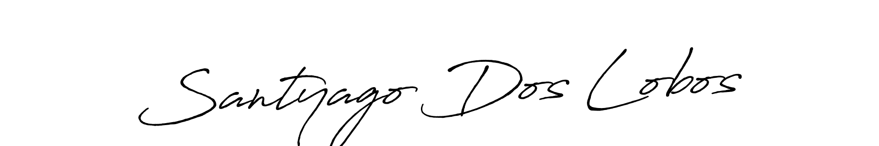 Make a beautiful signature design for name Santyago Dos Lobos. Use this online signature maker to create a handwritten signature for free. Santyago Dos Lobos signature style 7 images and pictures png