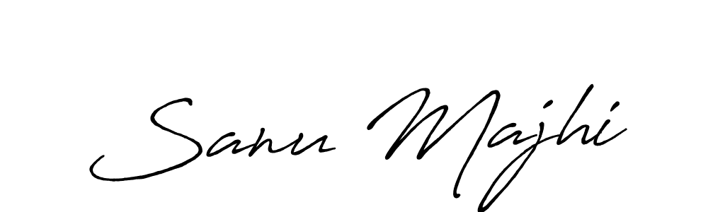 The best way (Antro_Vectra_Bolder) to make a short signature is to pick only two or three words in your name. The name Sanu Majhi include a total of six letters. For converting this name. Sanu Majhi signature style 7 images and pictures png