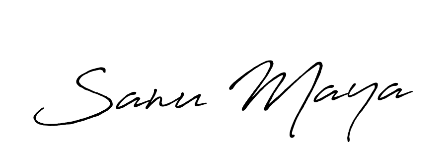 if you are searching for the best signature style for your name Sanu Maya. so please give up your signature search. here we have designed multiple signature styles  using Antro_Vectra_Bolder. Sanu Maya signature style 7 images and pictures png