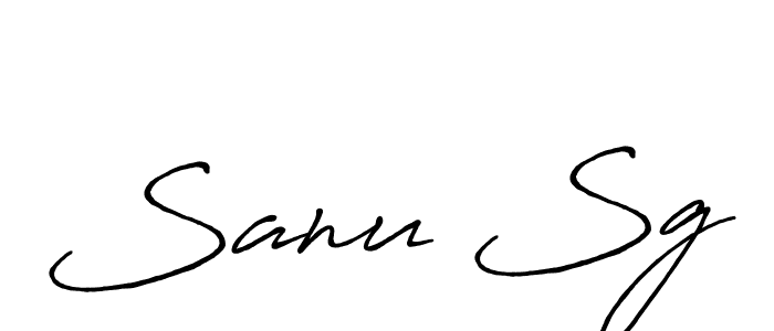 You should practise on your own different ways (Antro_Vectra_Bolder) to write your name (Sanu Sg) in signature. don't let someone else do it for you. Sanu Sg signature style 7 images and pictures png