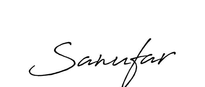 How to make Sanufar name signature. Use Antro_Vectra_Bolder style for creating short signs online. This is the latest handwritten sign. Sanufar signature style 7 images and pictures png