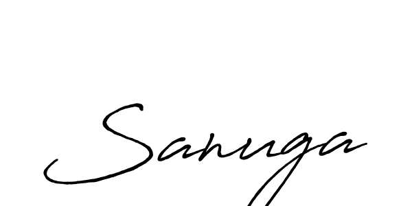Also You can easily find your signature by using the search form. We will create Sanuga name handwritten signature images for you free of cost using Antro_Vectra_Bolder sign style. Sanuga signature style 7 images and pictures png